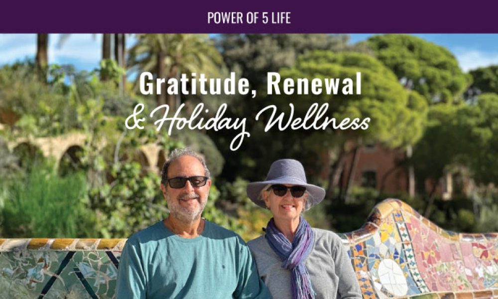 Dr. B & Melissa talking about gratitude, renewal, and holiday wellness