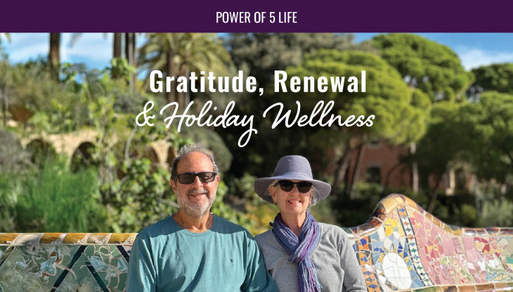 Dr. B & Melissa talking about gratitude, renewal, and holiday wellness